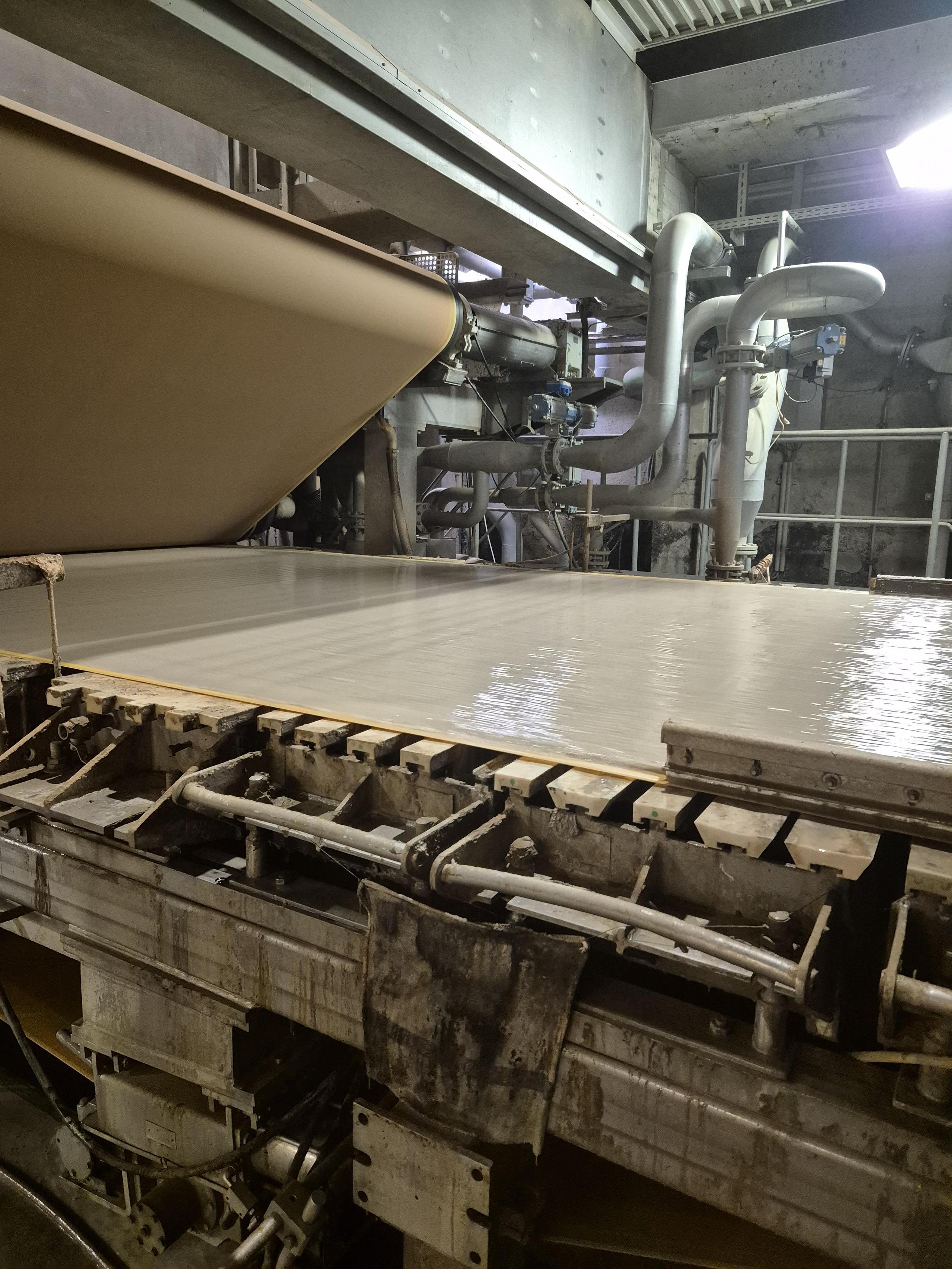 Máquina de producción de papel base hierba